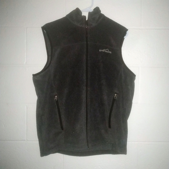 Men's Eddie Bauer Fleece vest - Picture 3 of 8